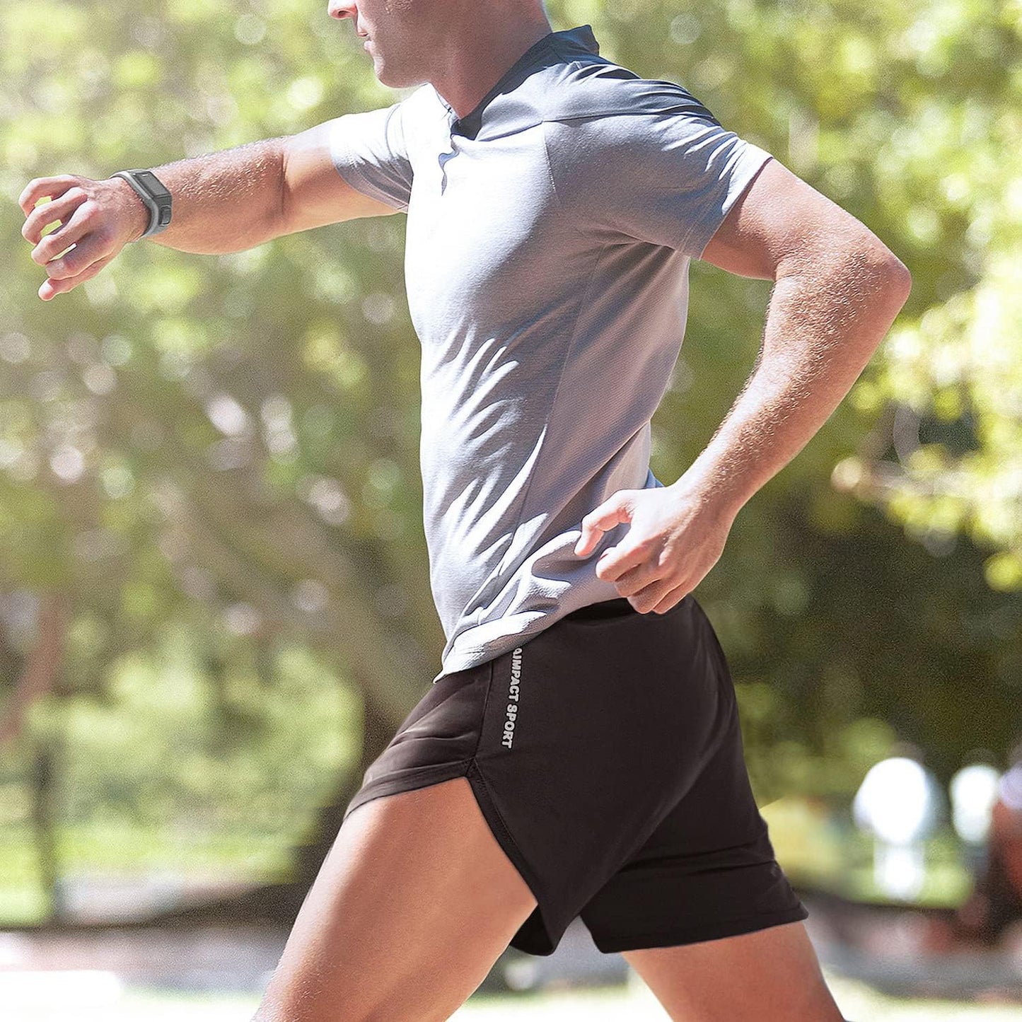 Solid Running Shorts for Men 3 Inch Jogging Road Track Running Shorts with Pockets Ranger Panties for Men