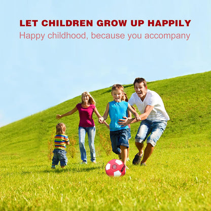 Soccer Ball Size 5 with Pump for Girls Boys Kids Youth and Adult Training, Sports Soccer Balls Outdoor Indoor Gifts (Red-White)