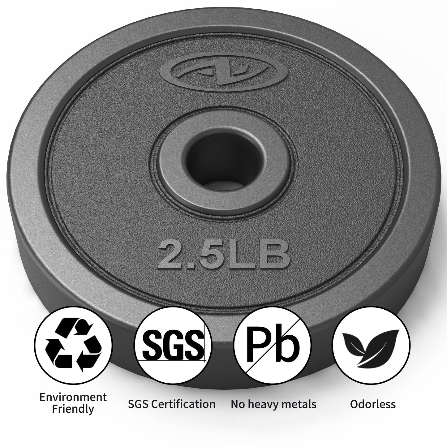 40LB 5 in 1 Adjustable Dumbbell Set , Fitness Exercises for Home Gym, Black, 1-Inch Holes Fit Standard Sized Bar