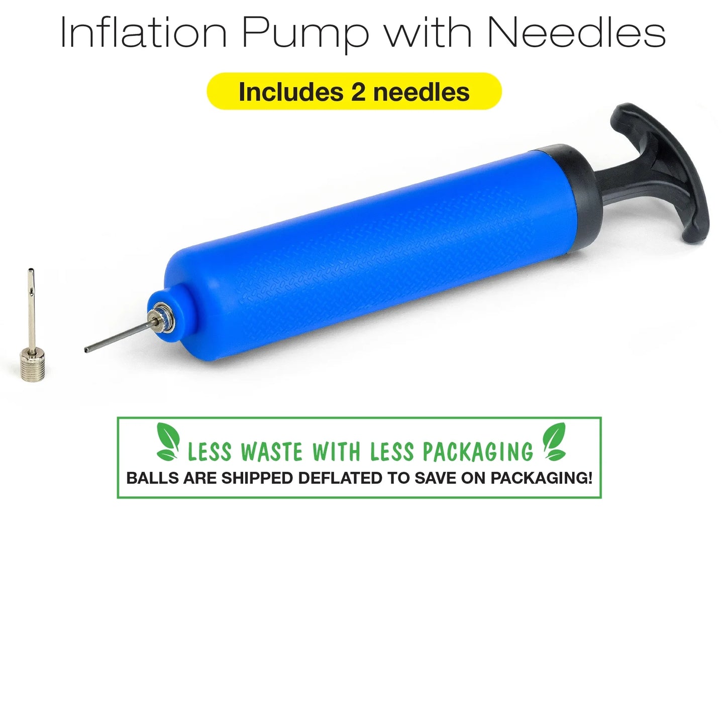 Soccer Ball Size 5, Premium Durable Tbu Cover Small Soccer Ball, Youth Soccer Ball with Pump, Official Match Size and Weight, Blue/Red, Pack of 2