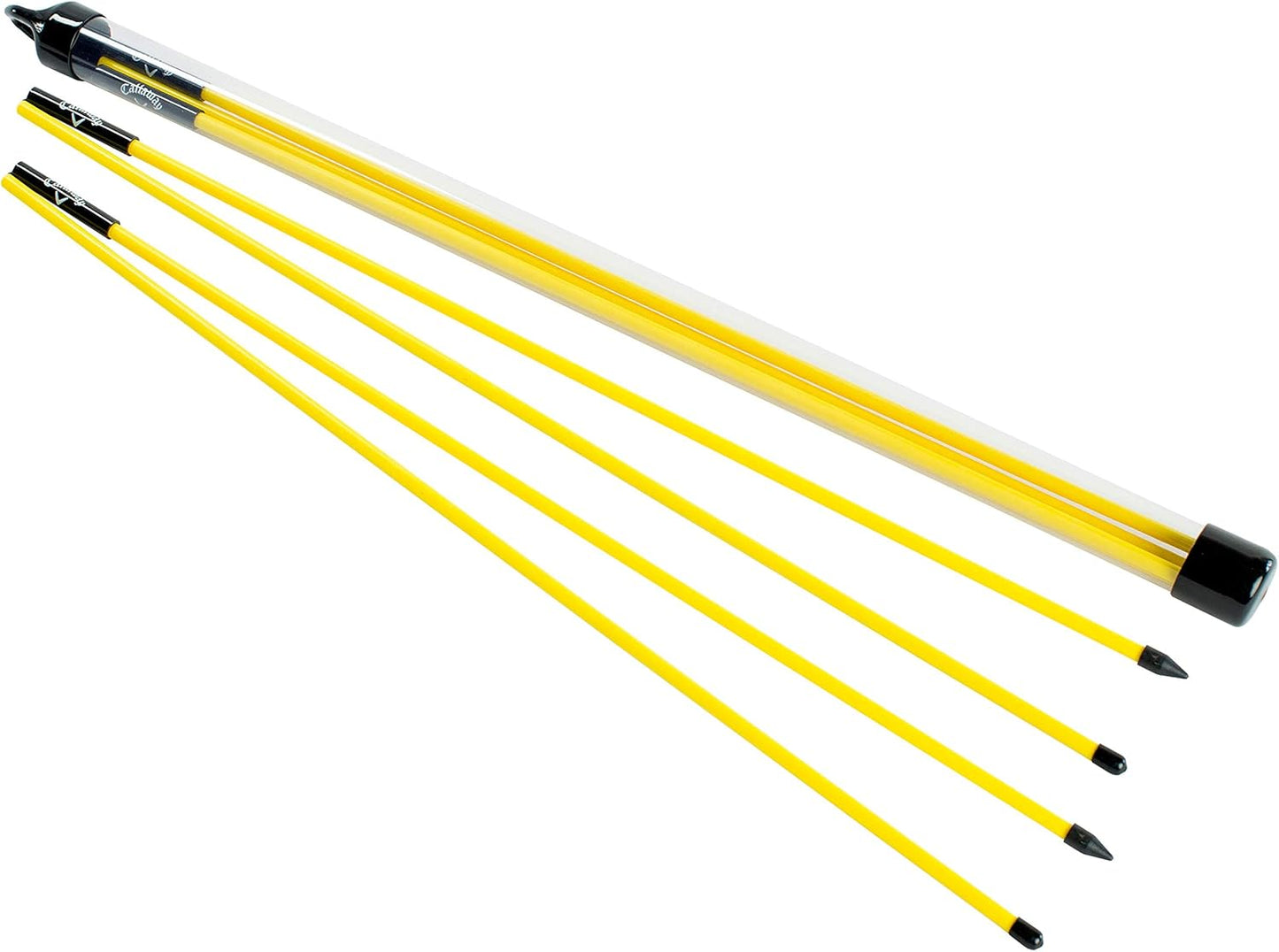 Alignment Stix, Golf Swing Trainer, Yellow, 48 Inches, (Set of 2)