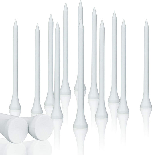 Bamboo Golf Tees Wood|Professional Multiple Colors Golf Tees 3-1/4,2-3/4,2-1/8 Inch Pack of 50/100|Golf Tee in Package