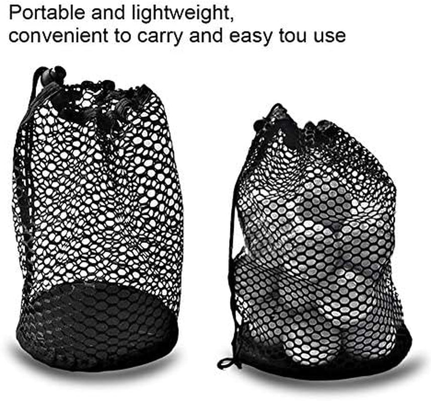 Ball Mesh Bag, Lightweight Nylon Mesh Drawstring Drawstring Pouch Balls Holder Storage Collector(50 Balls Collector)