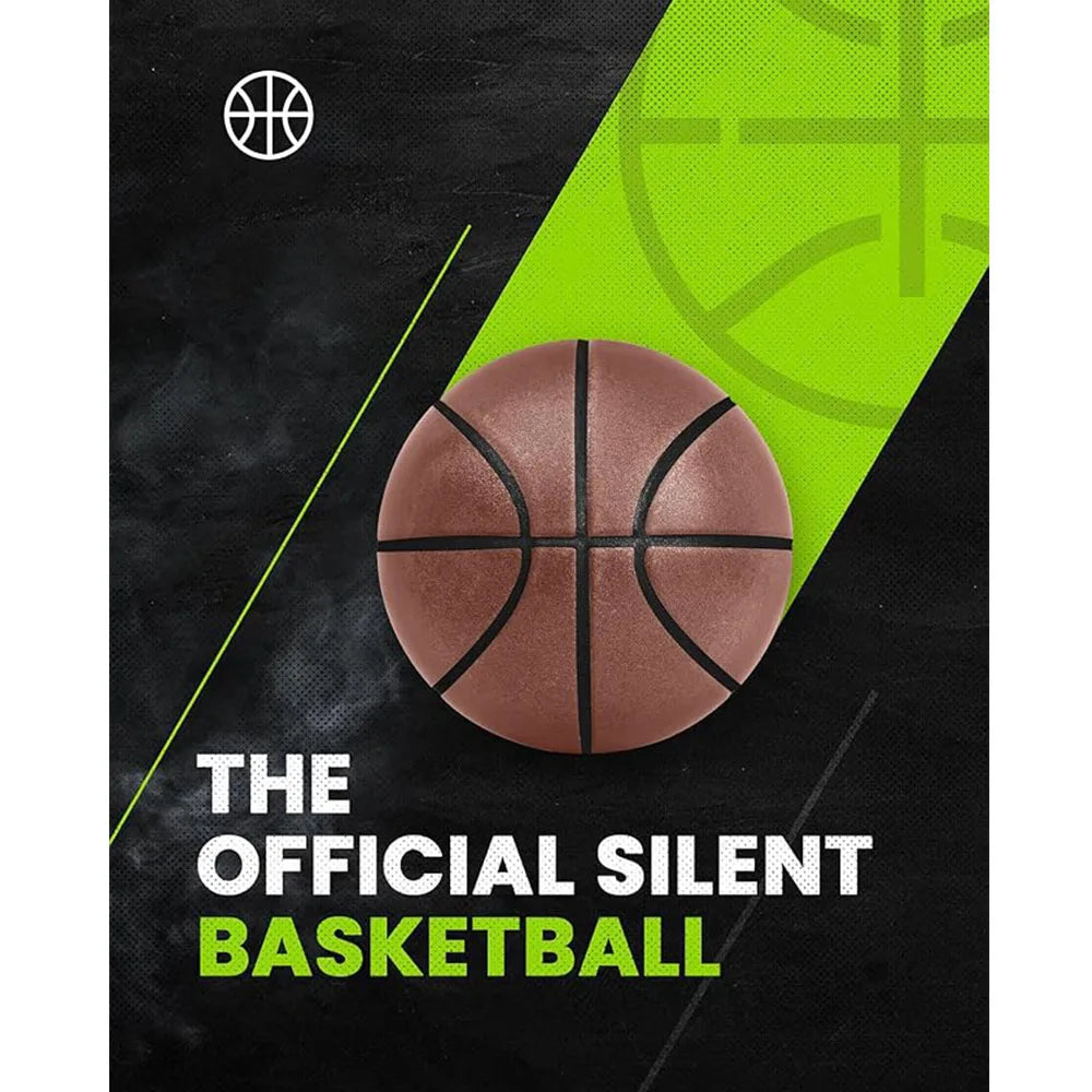 Silent Basketball 2024 Upgraded Airless Basketball Quiet Bounce Dunk Basketball Foam Basketball Dribbling Indoor Silent Ballgift