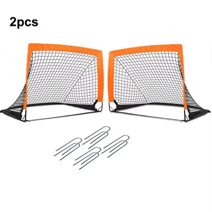 2Pcs/1Pc Soccer Goals Soccer Net for Backyard, Portable Soccer Goal, Pop up Soccer Goal Net for Backyard