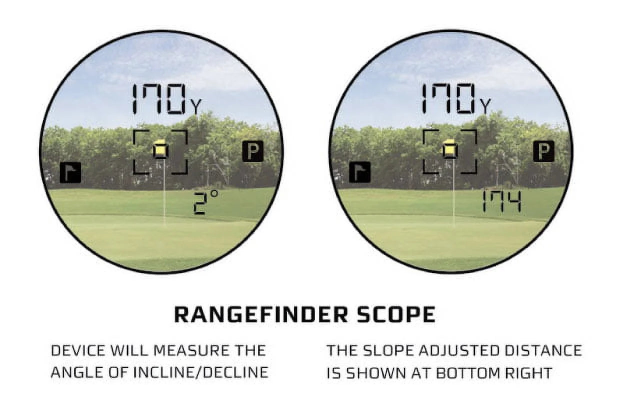 LS Slope Golf Laser Rangefinder, with Pulse Confirmation
